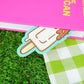 Chocolate Ice Cream Pop Bookmark