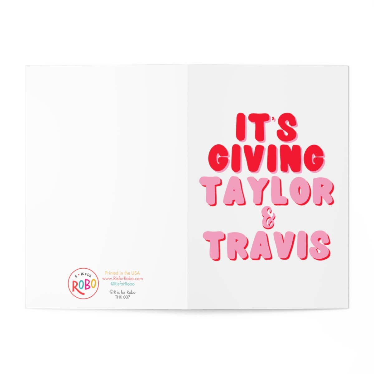 Taylor & Travis Valentines Day Card