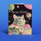 Space-cat Birthday Card