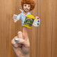 Bob Ross Finger Puppet