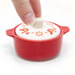 Pyrex-Inspired Friendship Casserole Ceramic Trinket Box