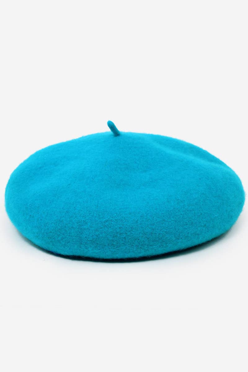 Aqua French Beret