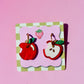 Little Apples Acrylic Earrings