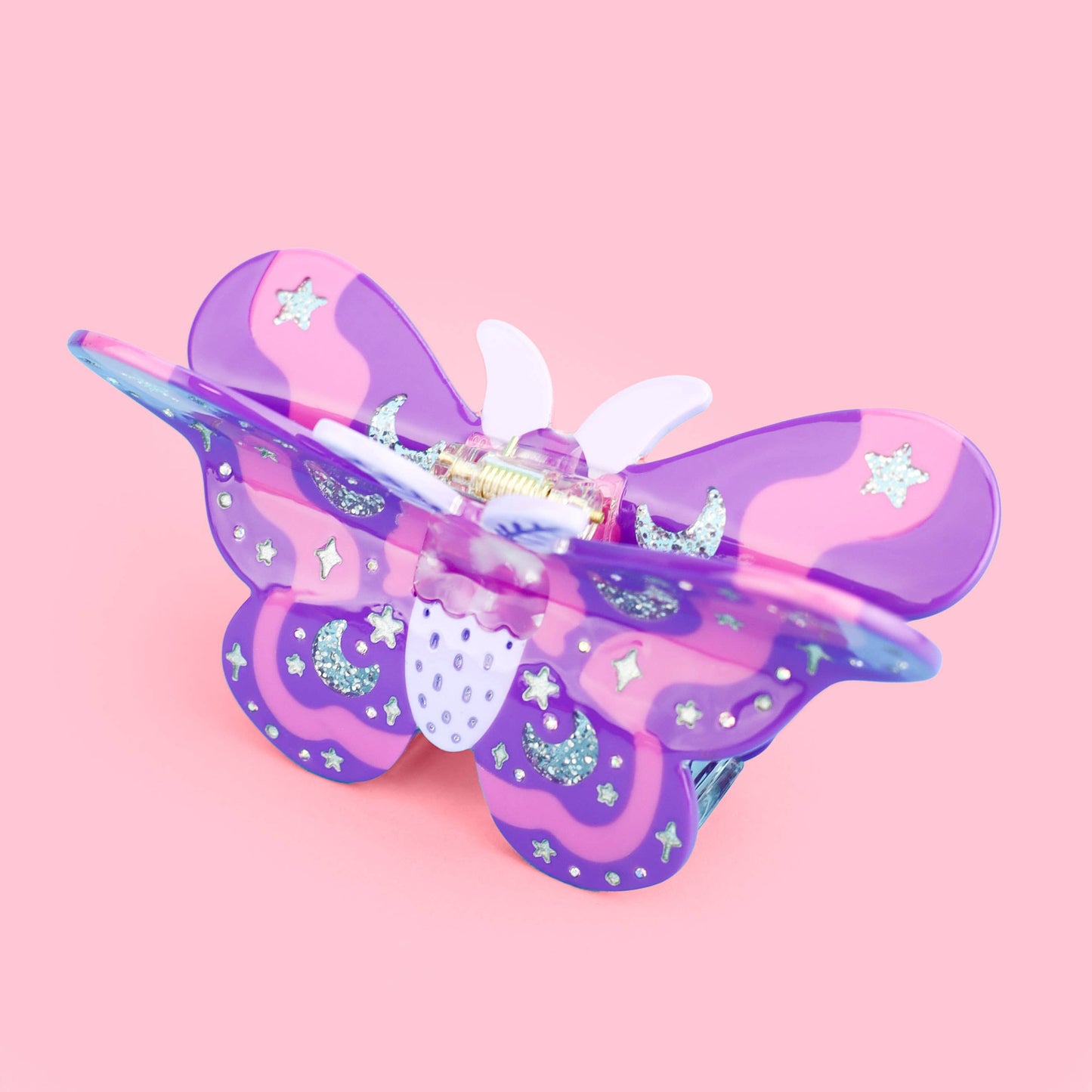 Pastel Moth Hair Claw