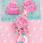 Pinkmas Glam Brooch by Miss Fluff x Lipstick & Chrome