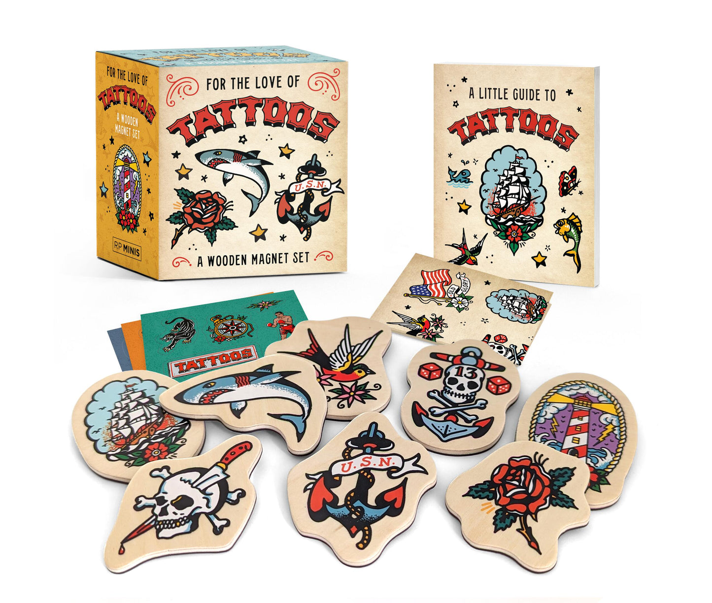 For the Love of Tattoos Magnet Set RP Mini