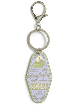 Jane Austen's Pride & Prejudice Pemberley Keychain