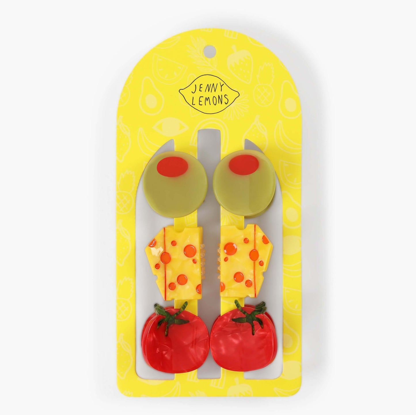 Micro Snack Board Hair Claw Clip Set