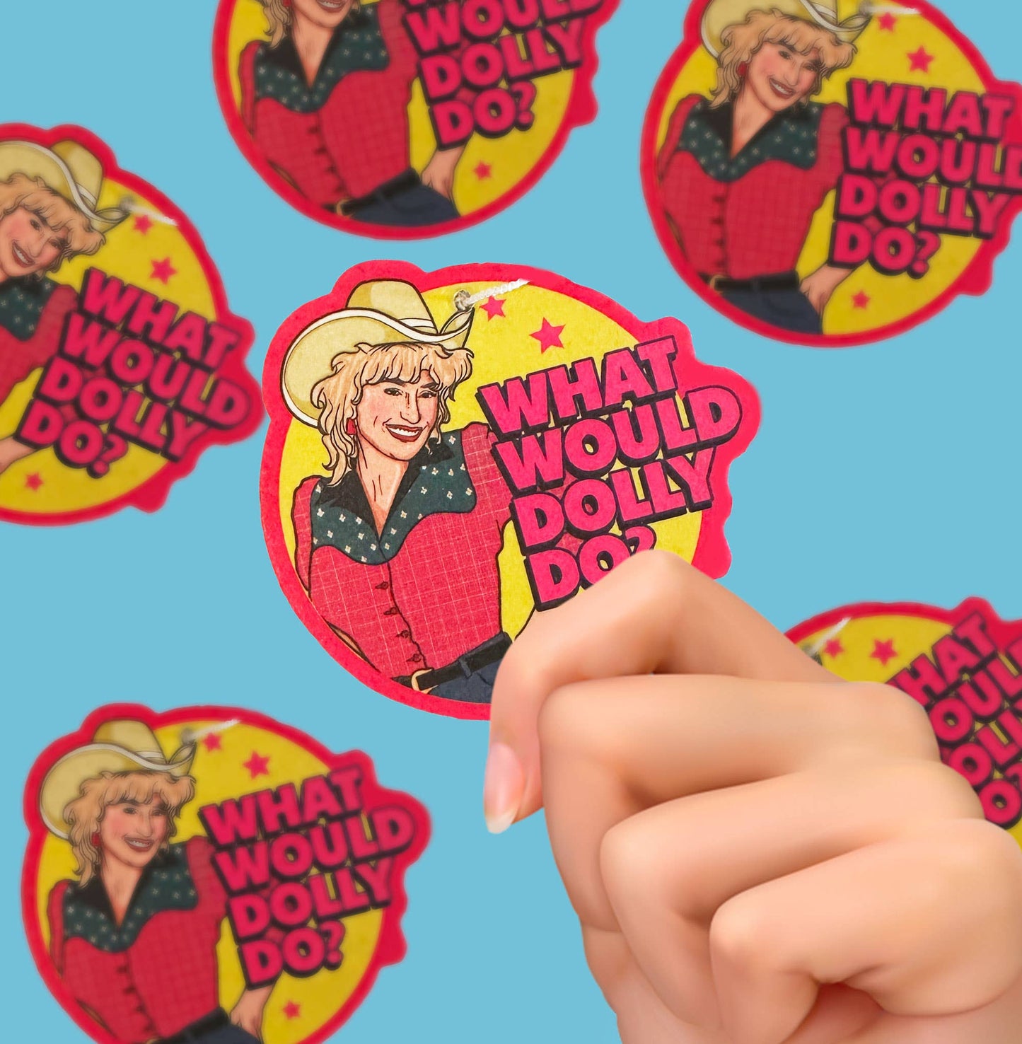 What Would Dolly Do? Western Air Freshener