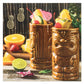 Tiki Time Gold Pineapple Post Earrings