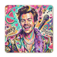 Harry Styles Pop Art Coaster