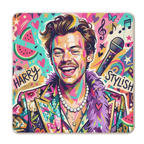 Harry Styles Pop Art Coaster