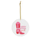 Cowgirl Boots Christmas Ornament
