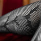 Asymmetric Bat Fishnet Tights