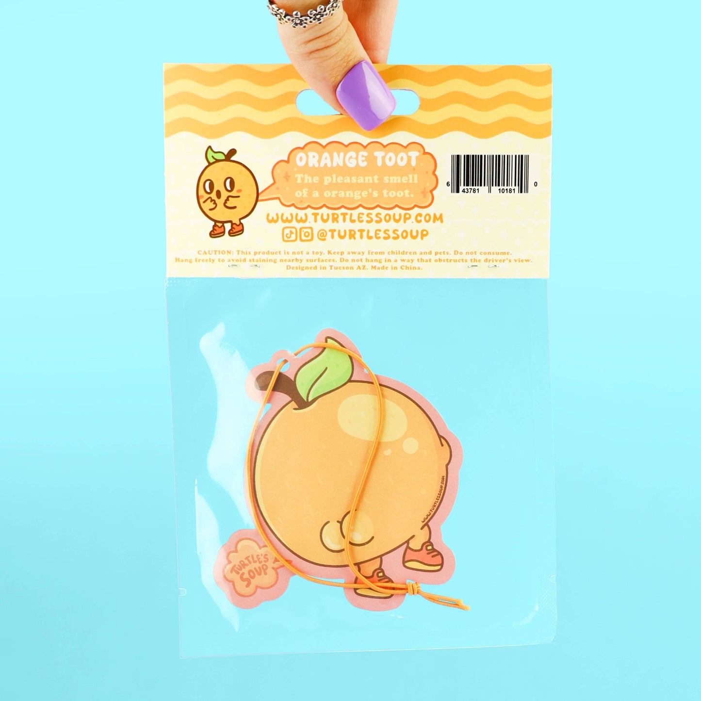 Orange Toot Air Freshener