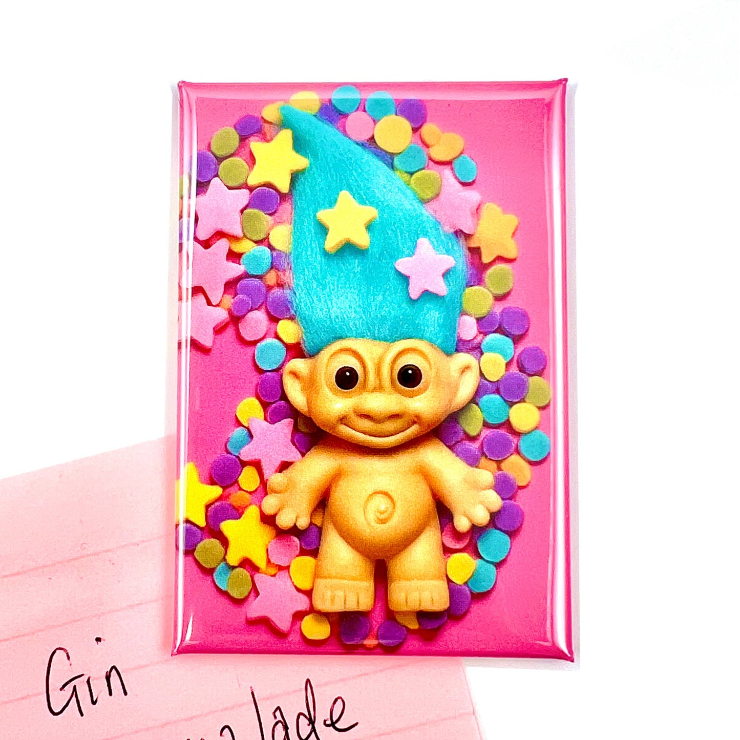 Cute Magical Troll Fridge Magnet 