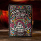 Grateful Dead playing cards with colorful design on a dark background