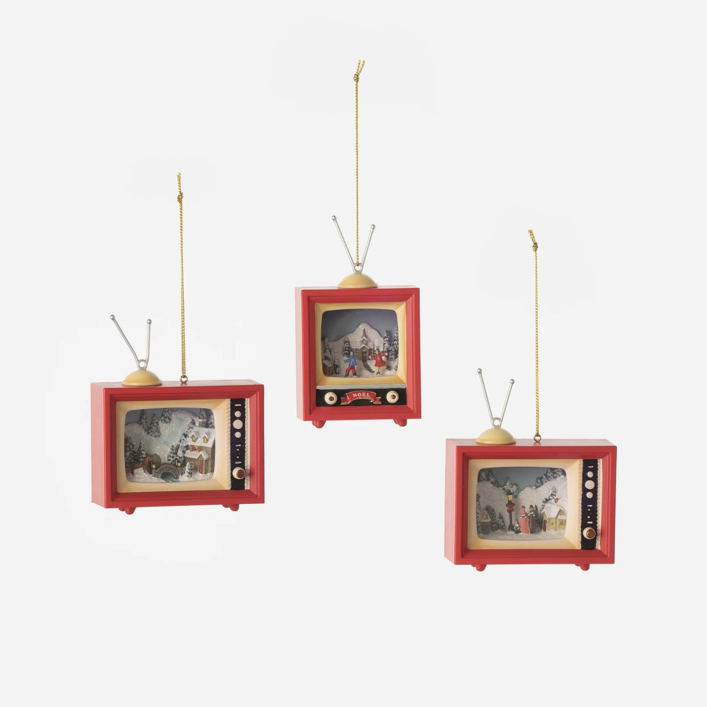 Retro TV Ornaments