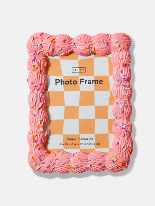 Pink Icing 4"x6" Photo Frame