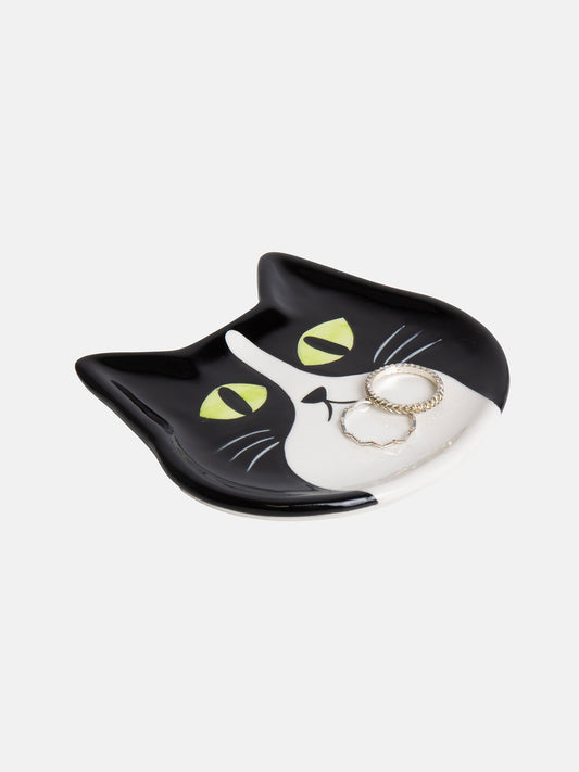 Black Cat Trinket Tray