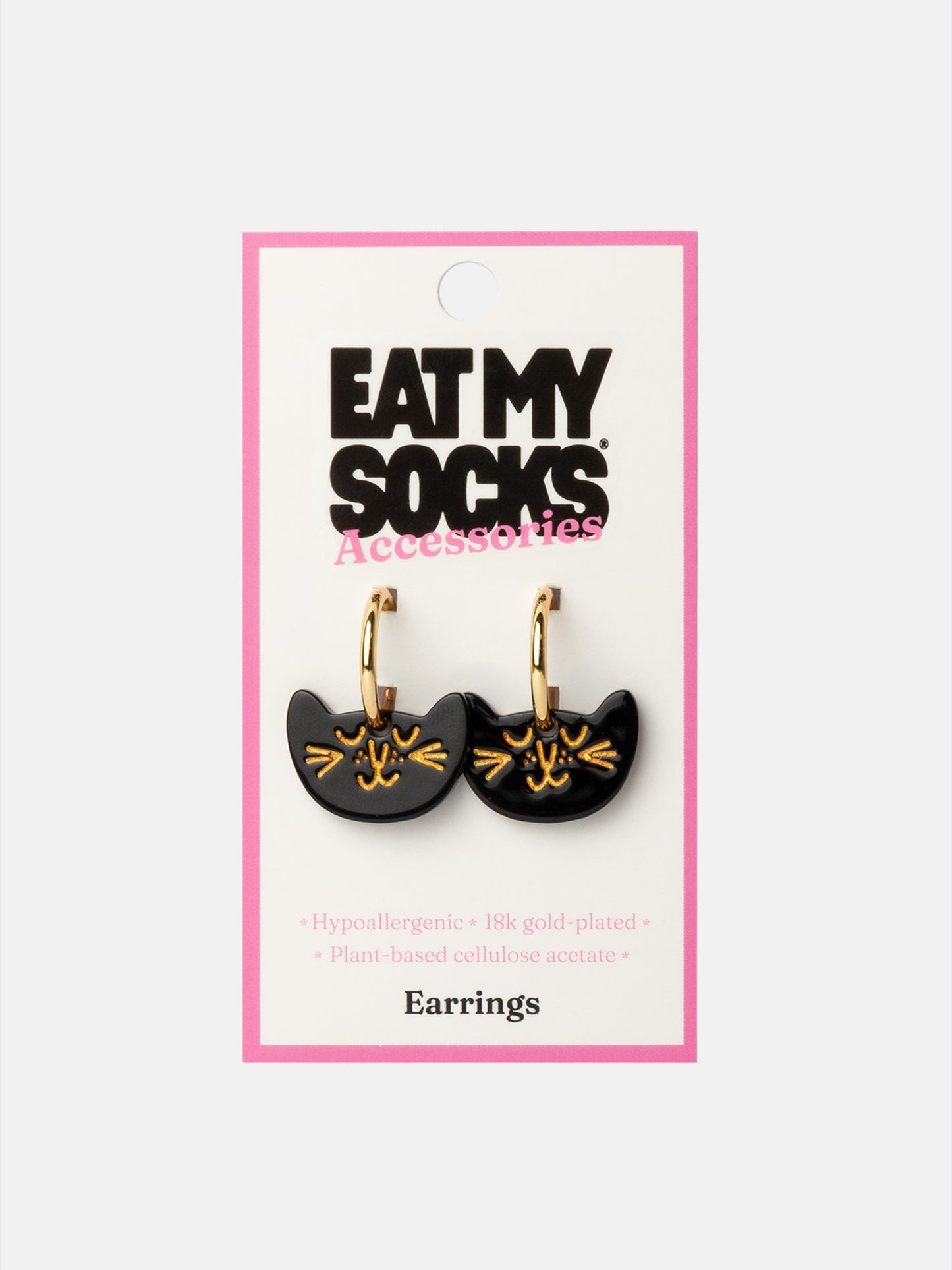 Black Cat Earrings