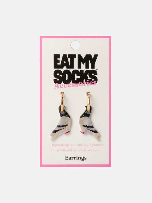 Pigeon Earrings