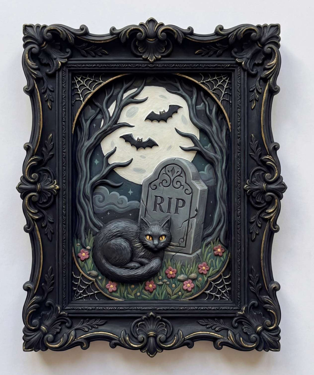 Halloween Watcher of the Wake 3D Frame