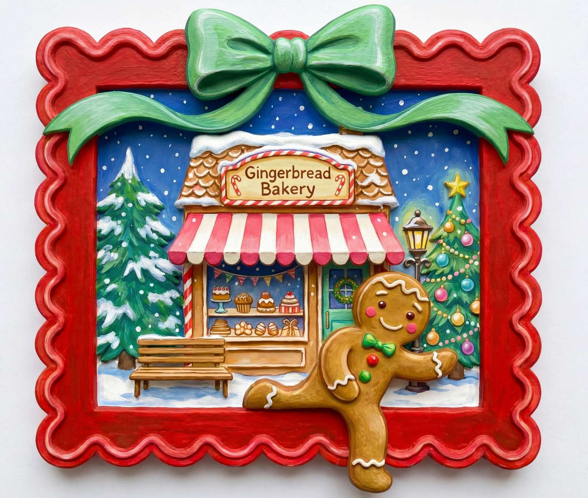 Christmas The Great Gingerbread Getaway 3D Frame