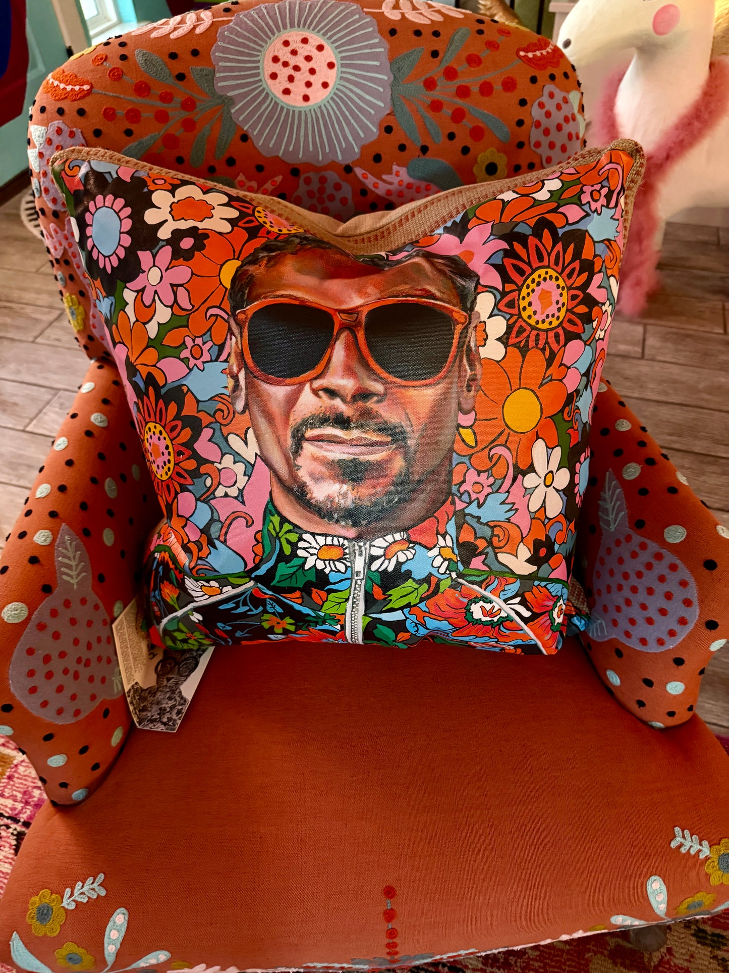 Large Luxury Burlap Pillows