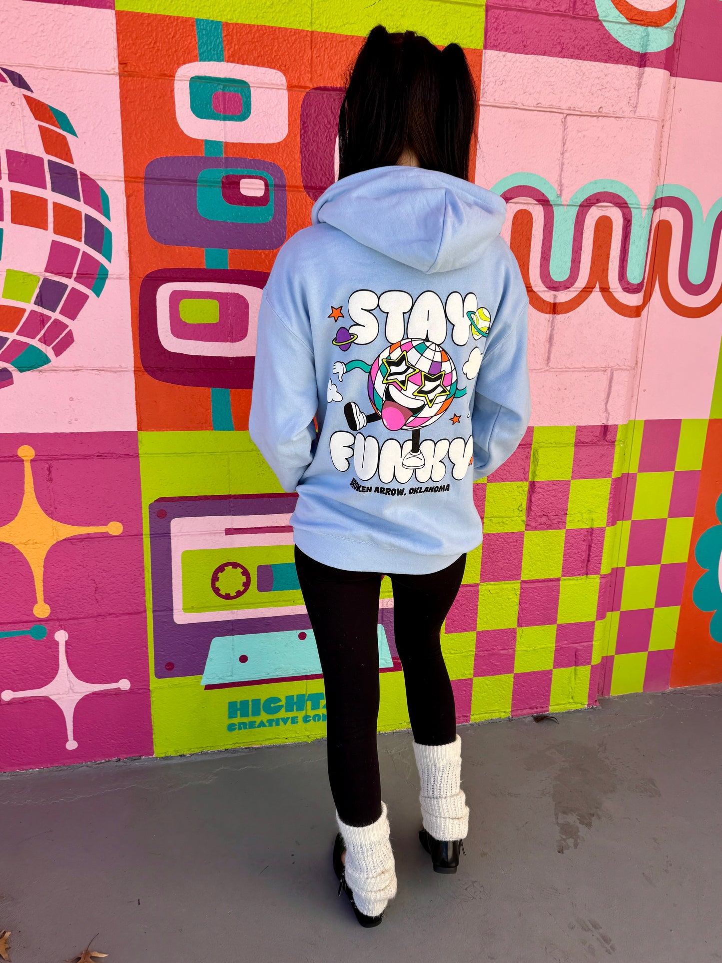 Funktified Soft Blue Hoodie