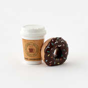 Coffee & Donut Salt and Pepper Shakers