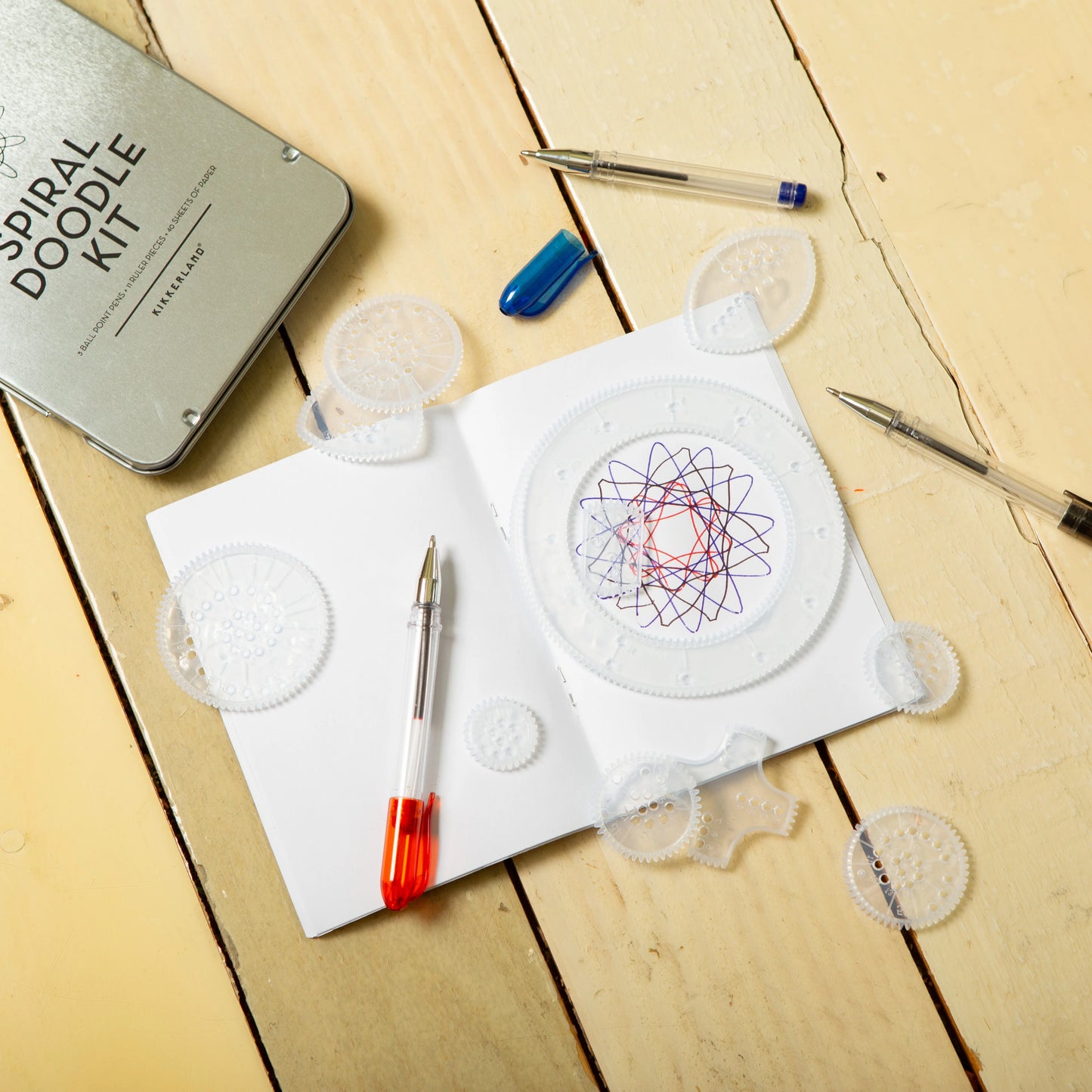 Spiral Doodle Tin
