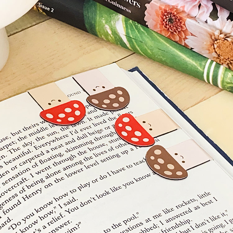 Mushroom Magnetic Bookmark