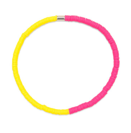 Pura Vida Neon Daze Stretch Anklet