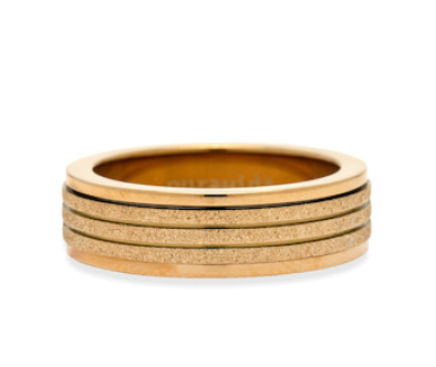 Pura Vida Gold Glimmer Fidget Ring