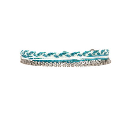 Pura Vida Laguna Siesta String and Chain Bracelet