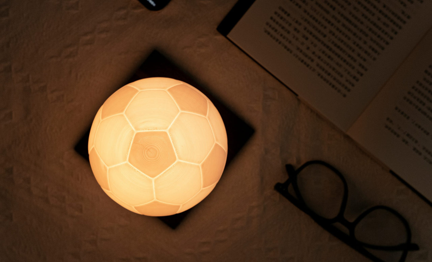 Mini Smart Soccer Spin Lamp