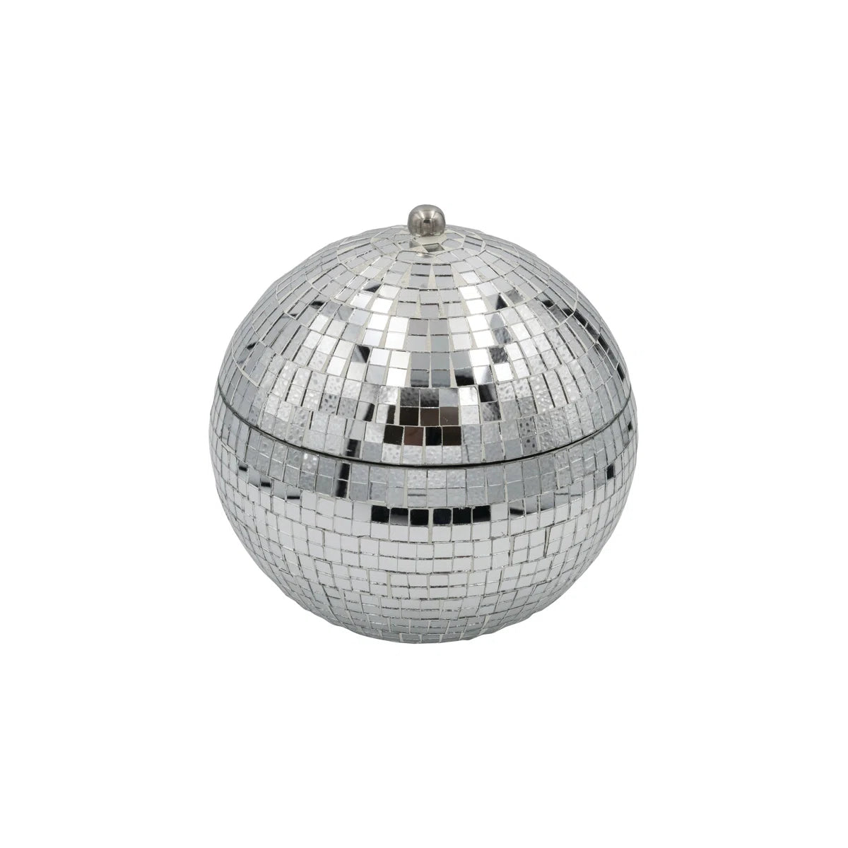 1 Quart Stainless Steel & Mirrored Glass Mosaic Ball Ice Bucket ...