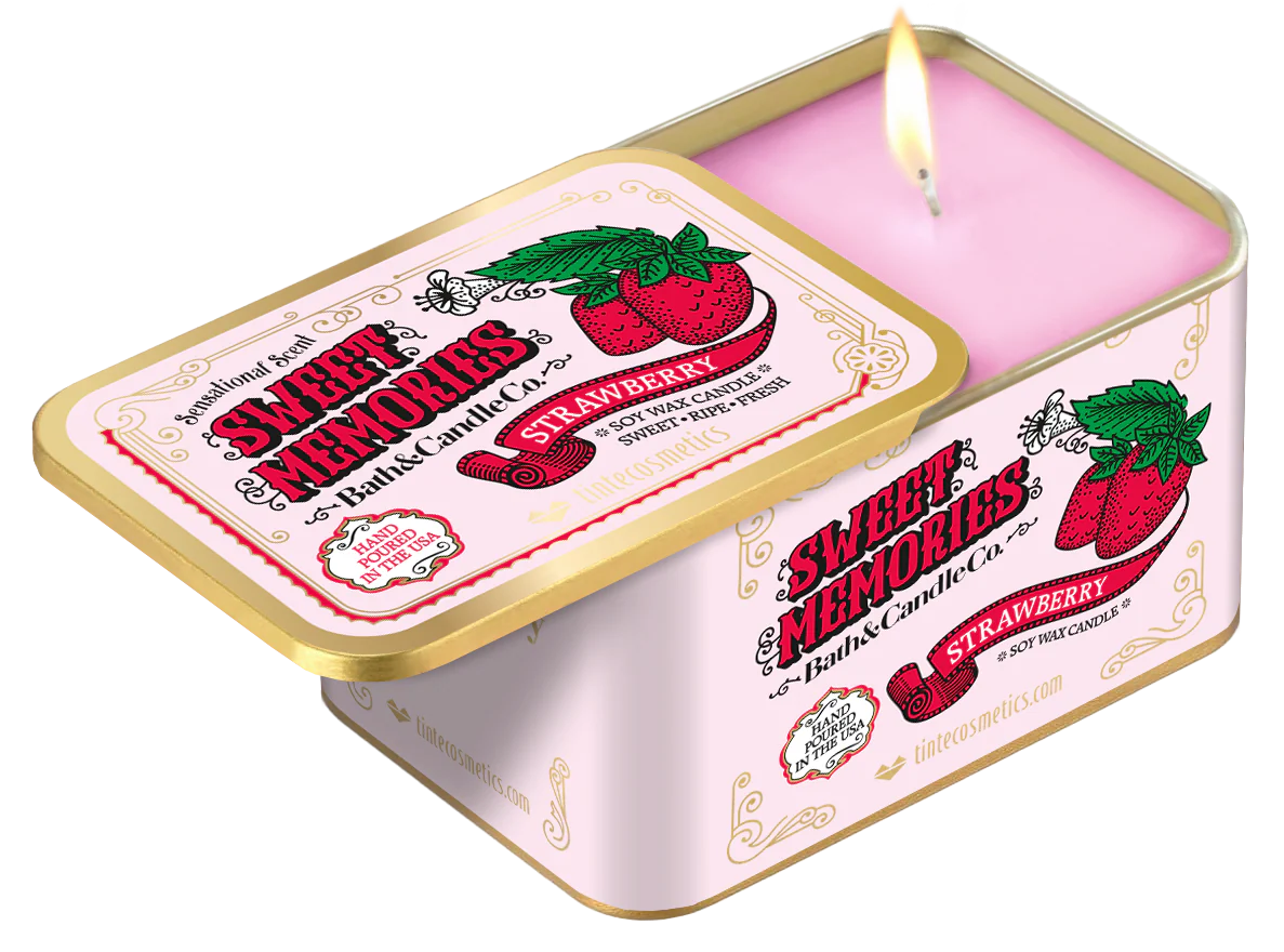 Tinte Vintage Strawberry Candle
