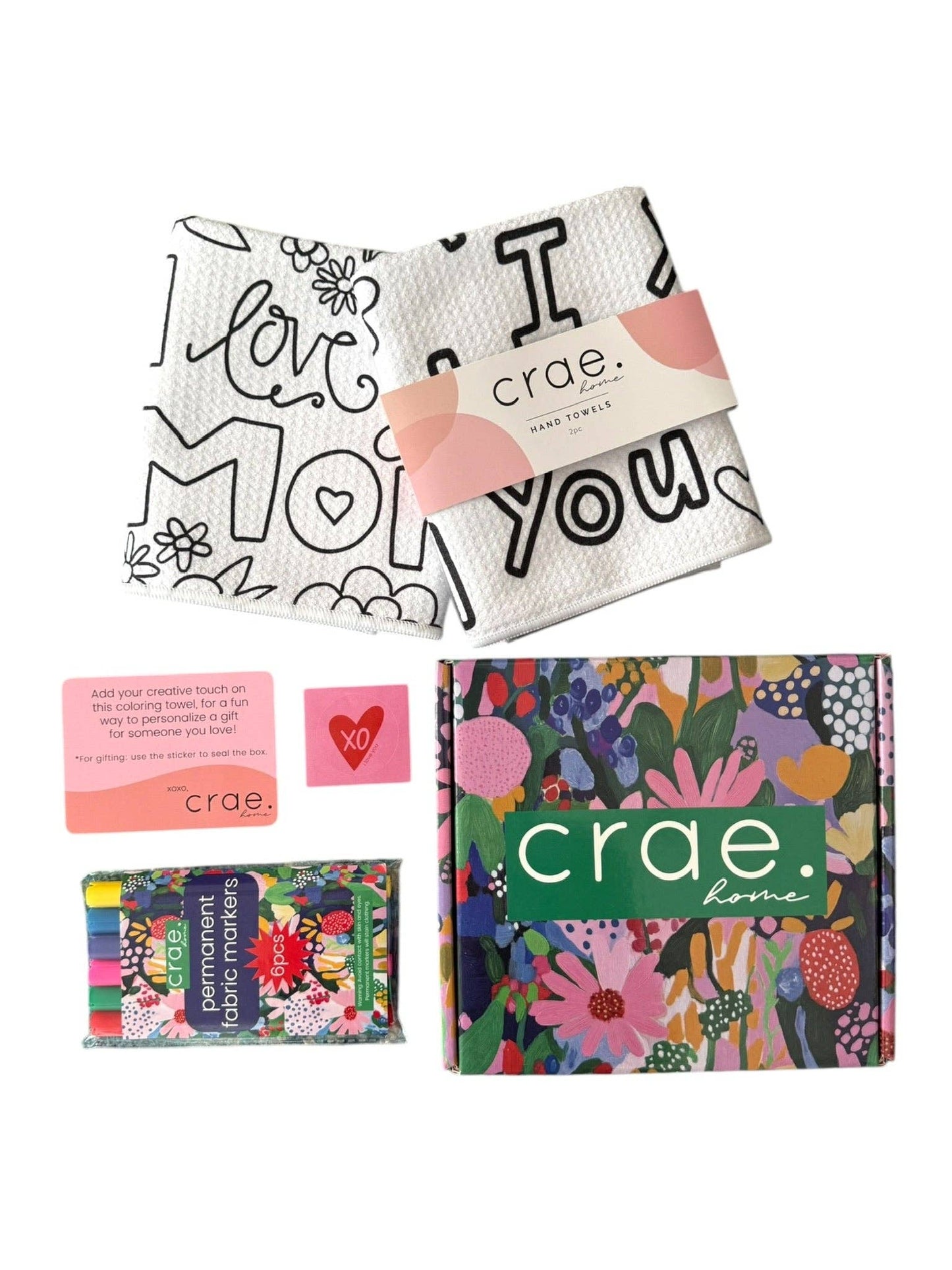Mother's Day Coloring Gift Box: I'm Lucky To Love You