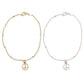 Peace Sign Charm Anklet