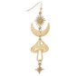 Magical Mushroom Lunar Gold Earrings