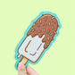 Chocolate Ice Cream Pop Bookmark
