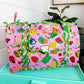 Lucky Vibes Pink Overnight Bag