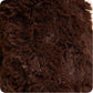 Close-up of a brown, fluffy fabric texture