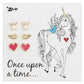 Princess Unicorn Post Earrings Set of 3