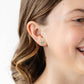 Turtle Flat Back Stud Earrings - Hypoallergenic