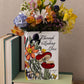 Through the Looking Glass Book Vase