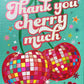 Cherry Thank You Card