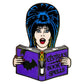 Elvira Book Of Spells Moving Enamel Pin
